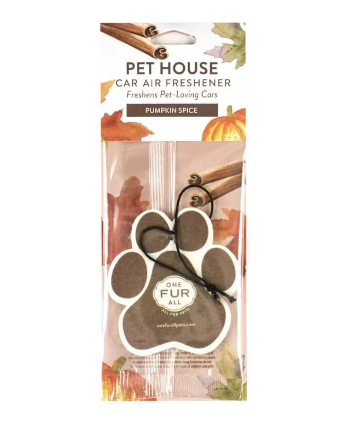 Pet House Car Freshener - Pumpkin Spice