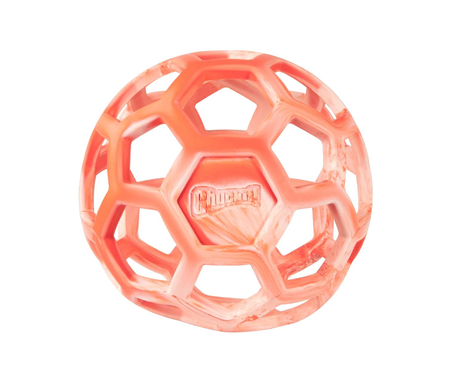 Chuckit Holee Roller Orange Dog Toy - L