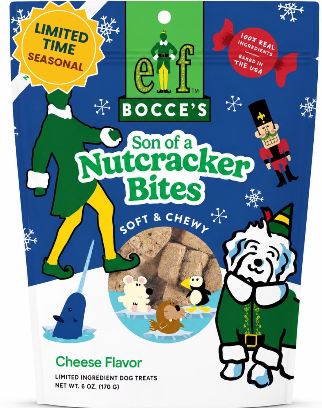 Bocce's Bakery Son of a Nutcracker Soft &amp; Chewy Dog Treats