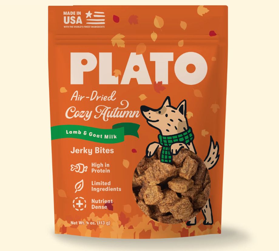 Plato Cozy Autumn Air-Dried Jerky Dog Treats - 4oz