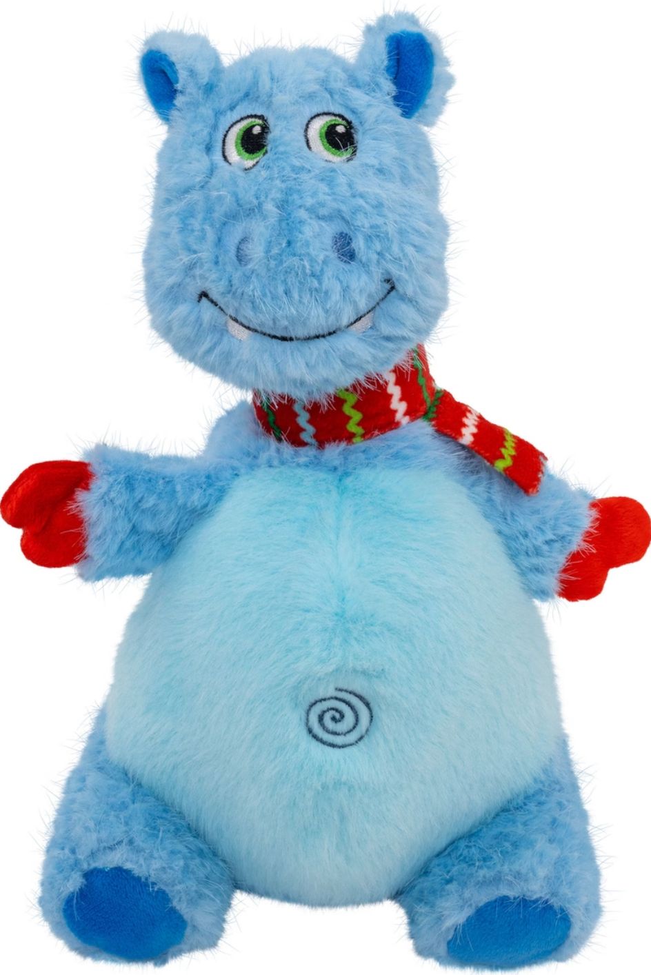KONG Knots Holiday Hippo Dog Toy - M/L