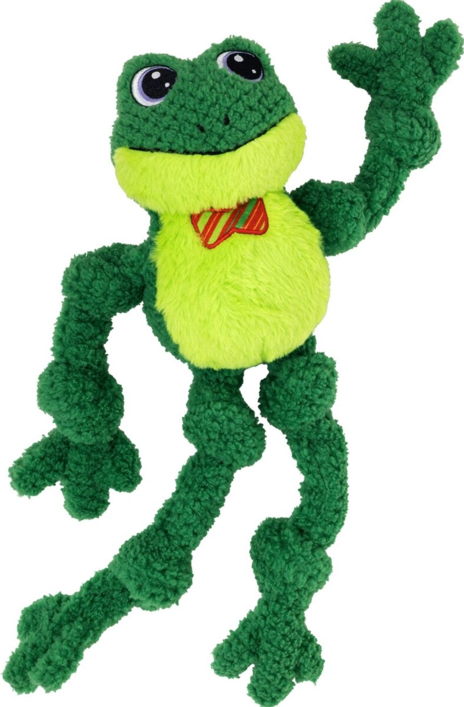 KONG Knots Holiday Frog Dog Toy - L/XL