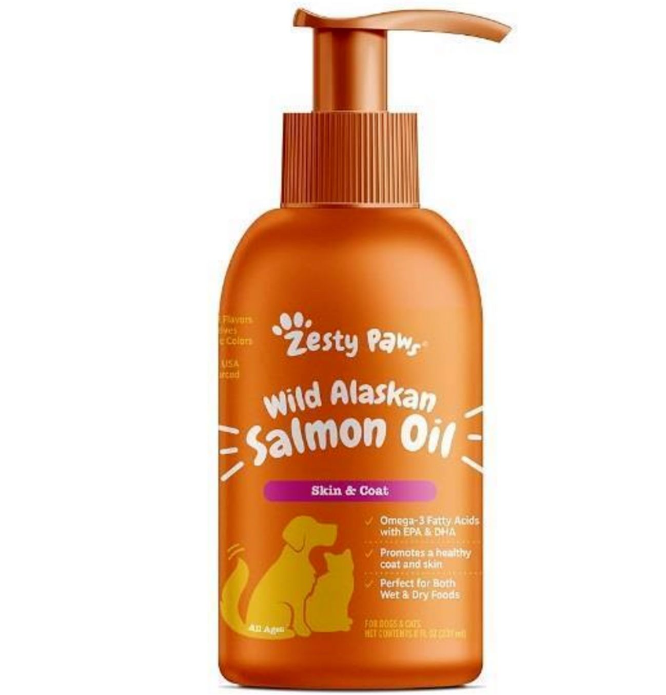 Zesty Paws Wild Alaskan Salmon Oil 16oz