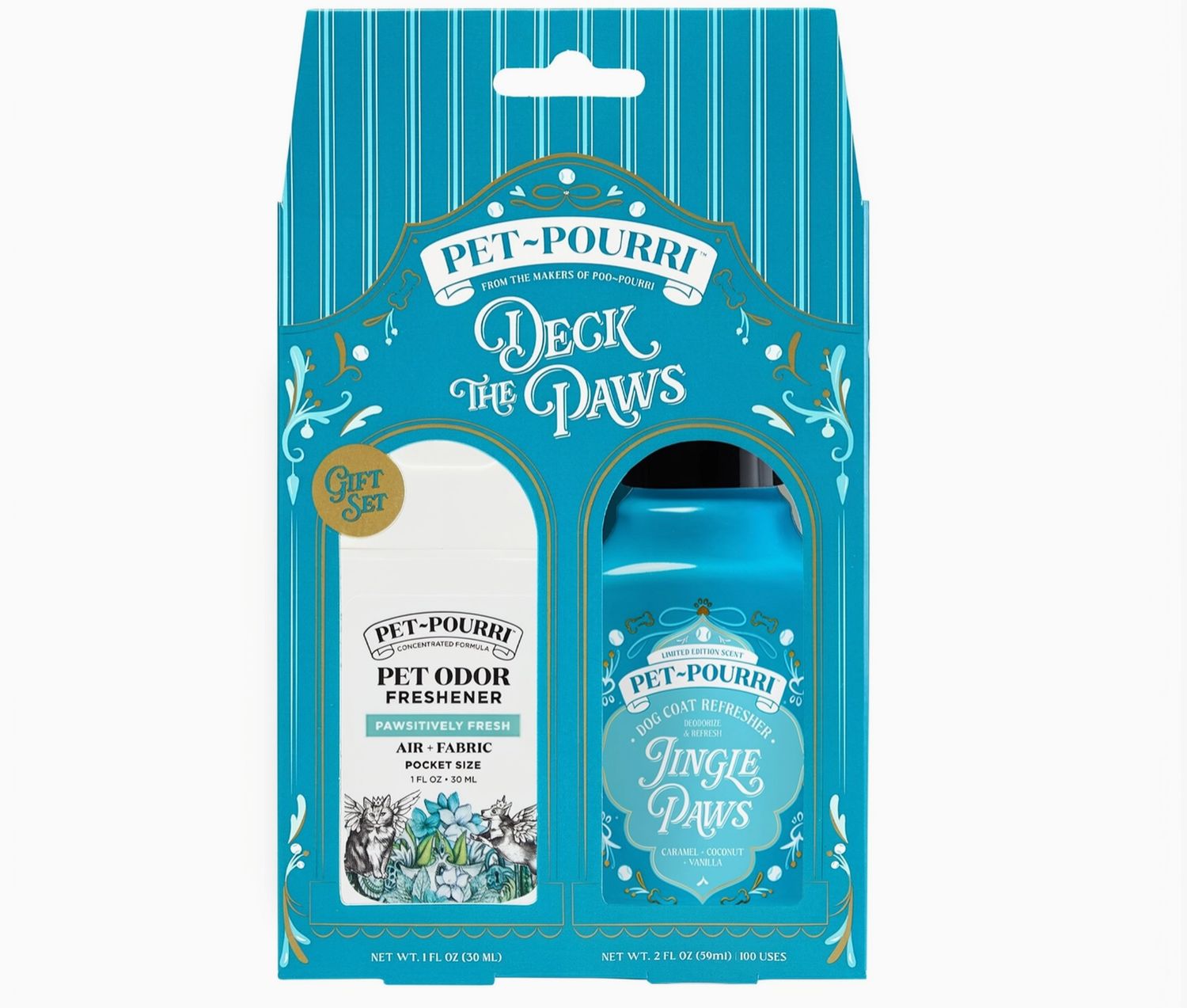 Pet- Pourri Deck the Paws Gift Set