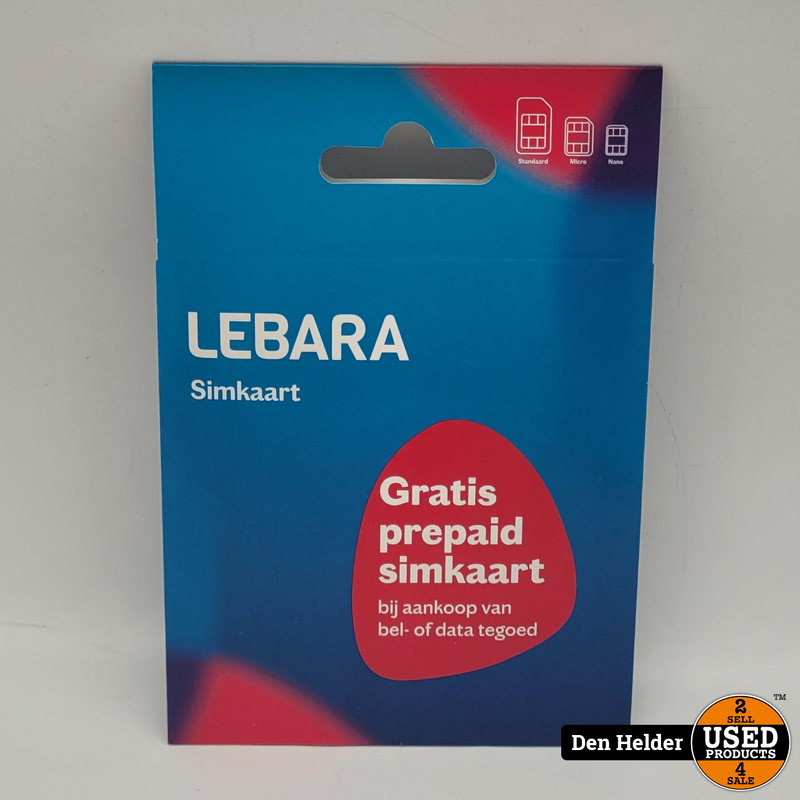 Lebara Simkaart 0649250058 Actief voor November 2025 - Nieuw
