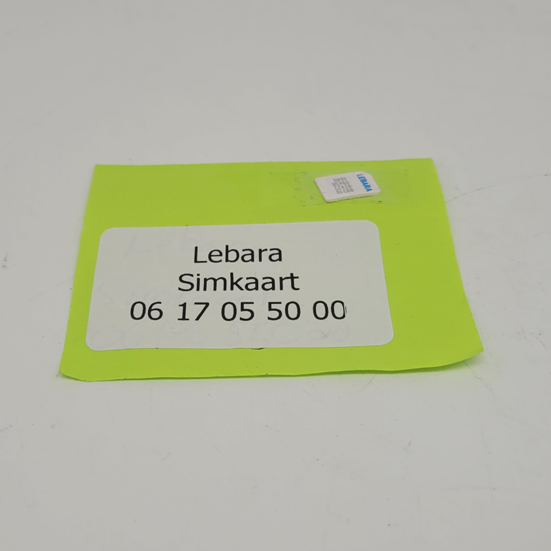 Lebara Simkaart Nummer +31 6 170 550 00