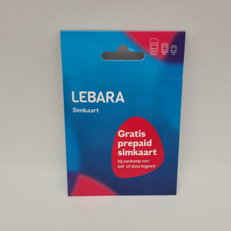 Lebara Simkaart - 0622221851 - Nieuw in Verpakking