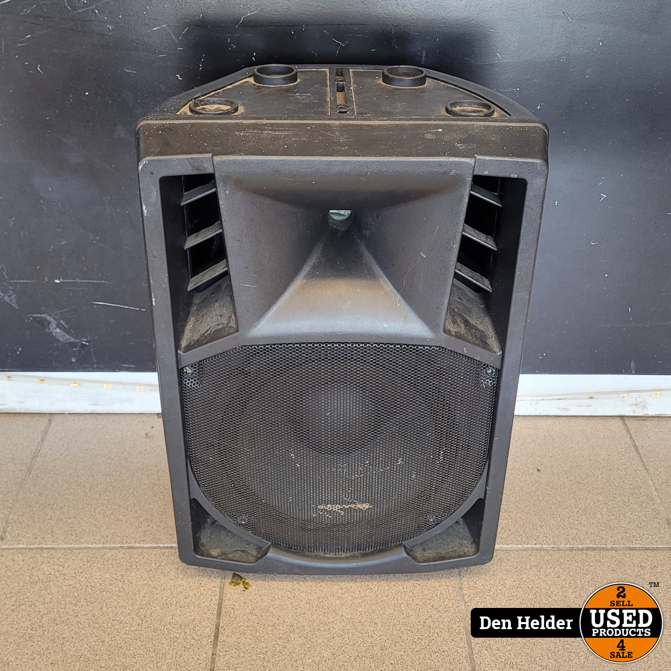 Power Dynamics PD-12A Actieve Speaker Set met MP3 Speler - In Goede Staat
