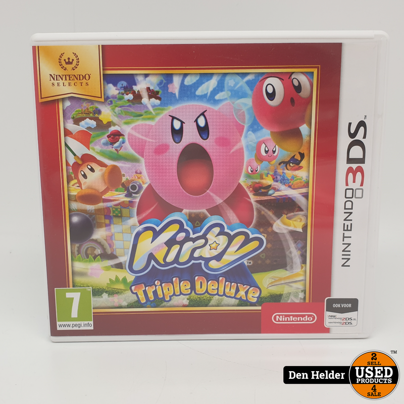 Kirby Triple Deluxe Nintendo Selects 3DS Game - In Nette Staat