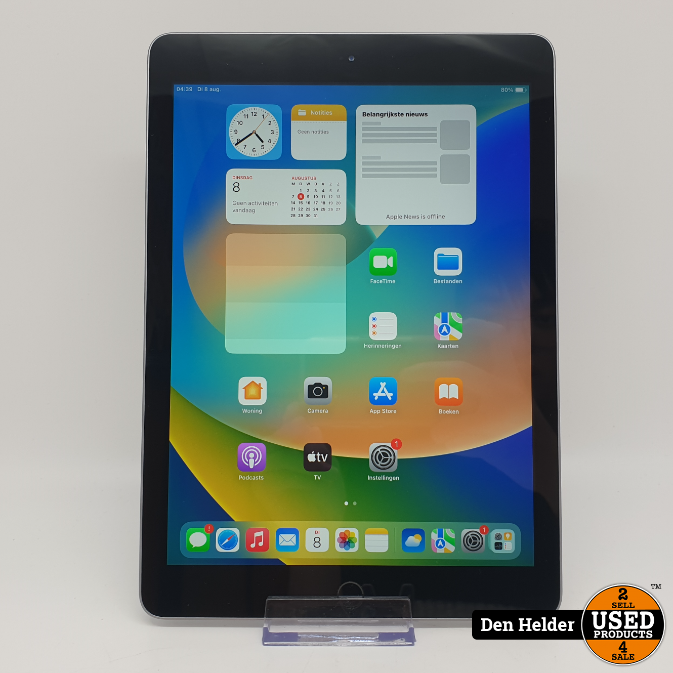 Apple iPad 5th Generatie 32GB WiFi iOS 15.7 - In Goede Staat