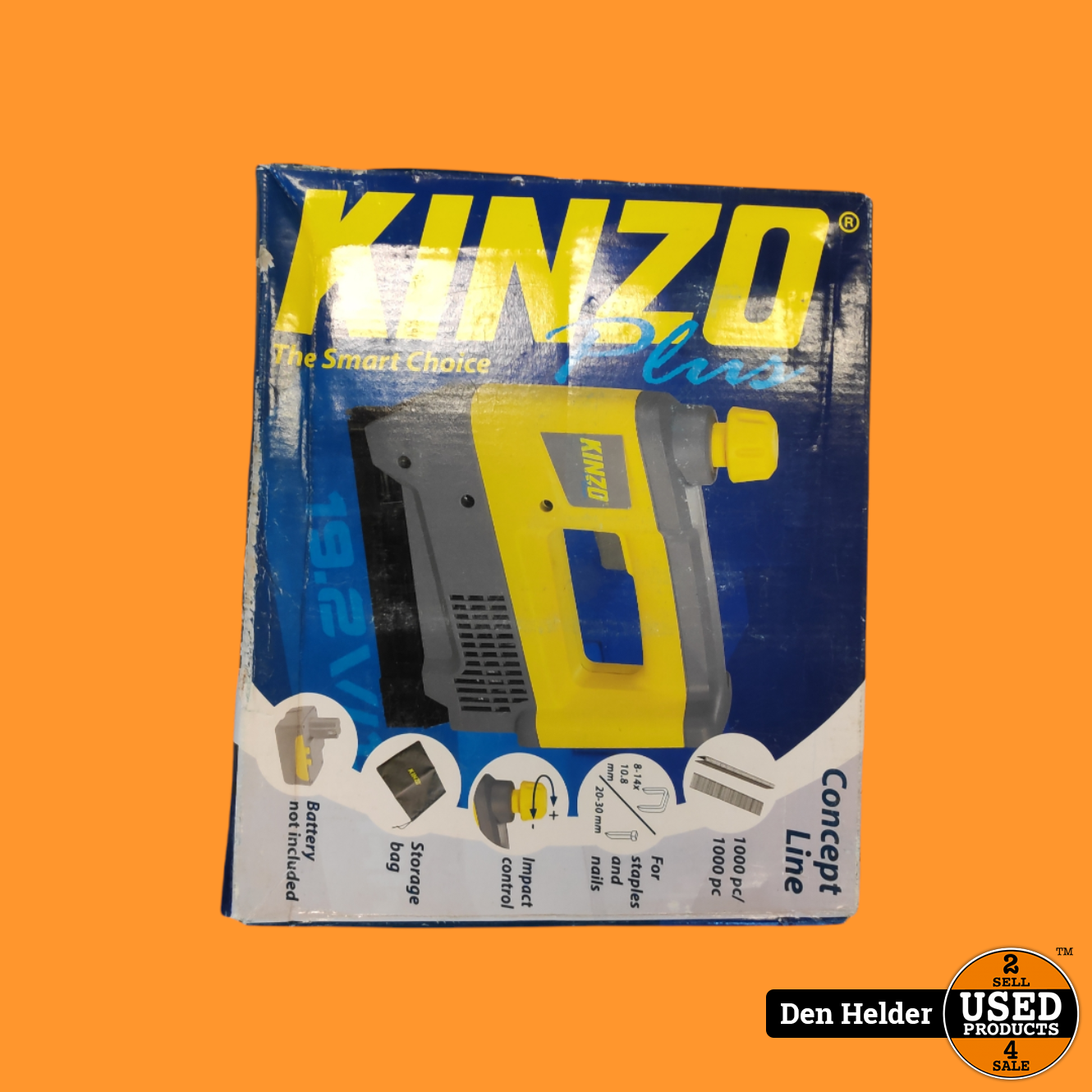 Kinzo 44P9200 Nietmachine Zonder Accu - Nieuw