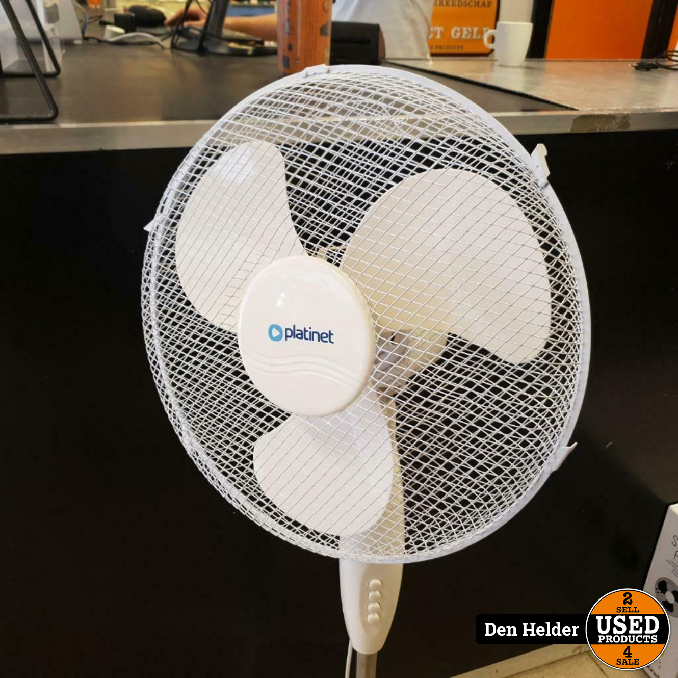 Platinet Staventilator 40 Watt Wit / Zwart - Nieuw in Doos
