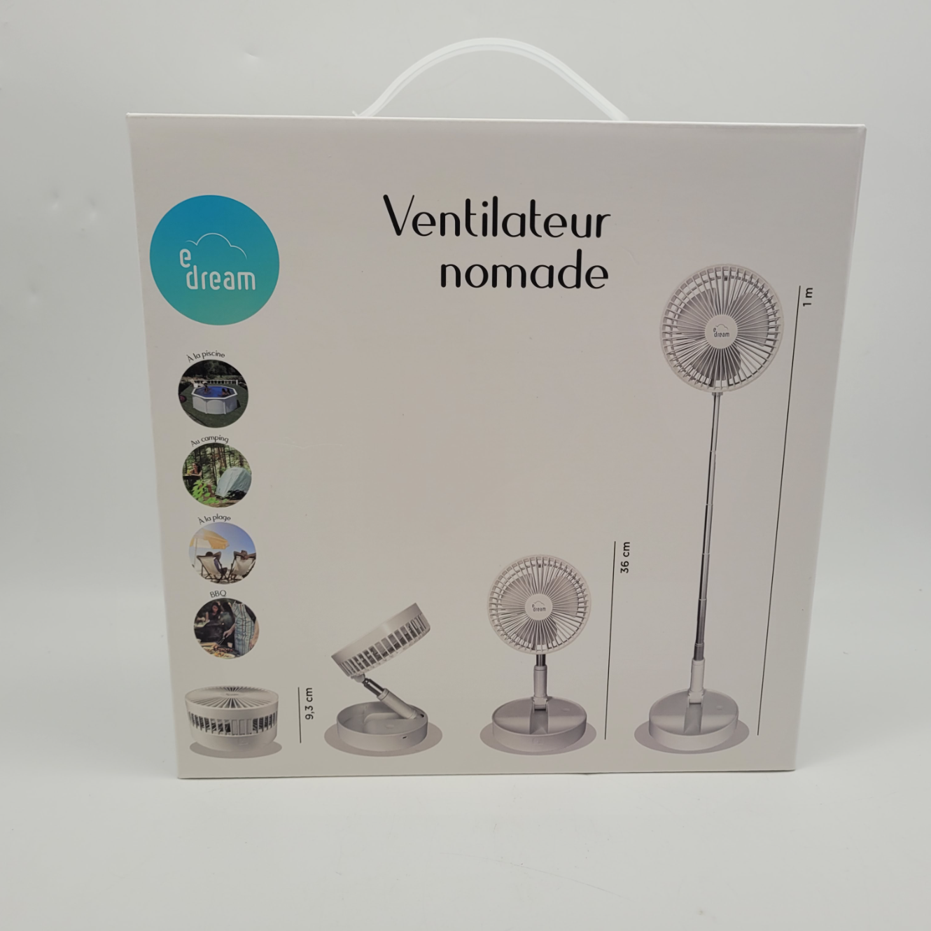 E-Dream Mini Fan - White - Nieuw