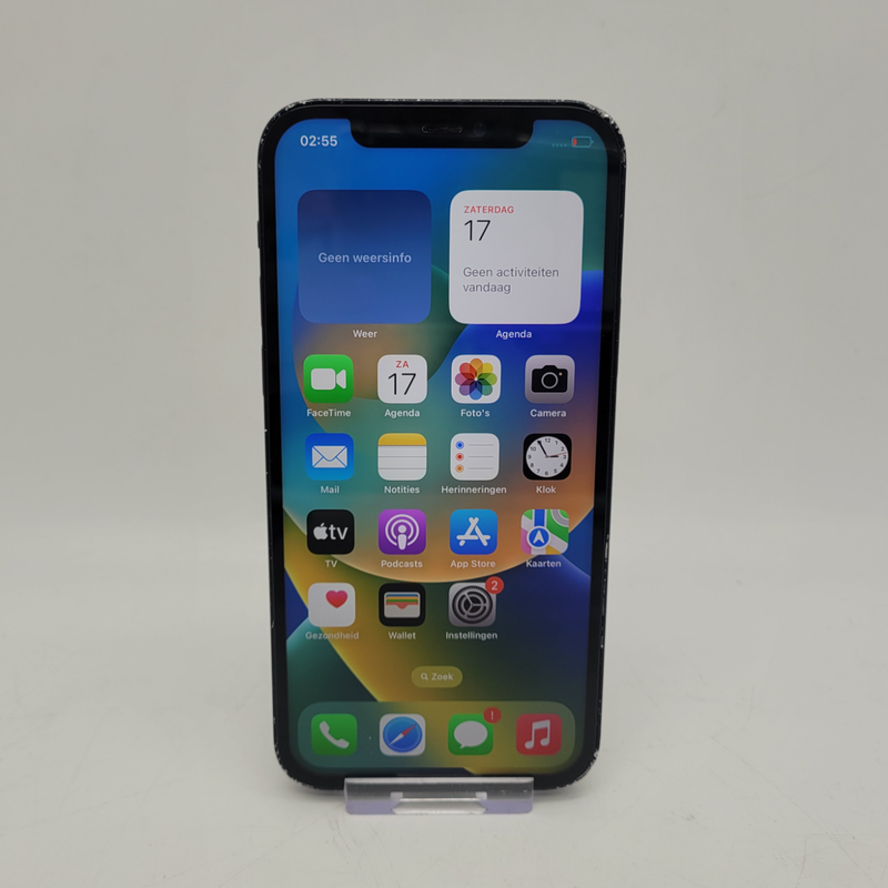 Apple iPhone 12 128GB Accu 79% Zwart - In Gebruikte Staat