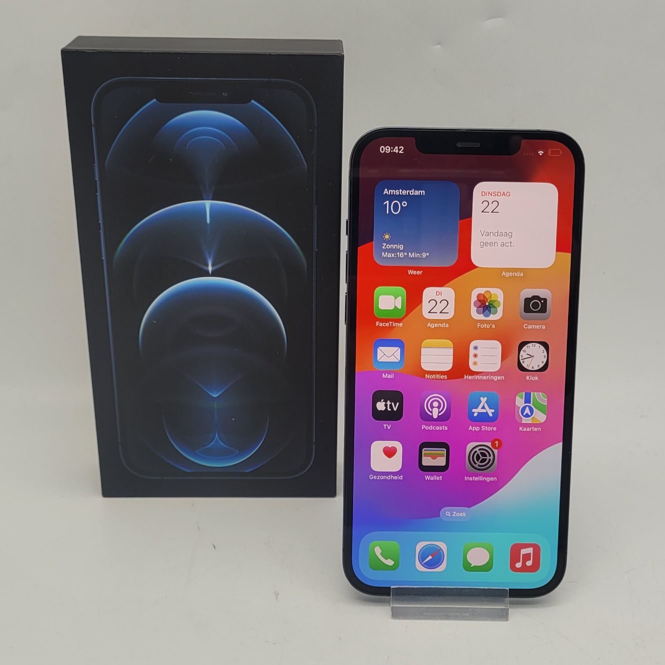 Apple iPhone 12 Pro Max 512GB Accu 77 iOS 18 | Blauw - In Nette Staat