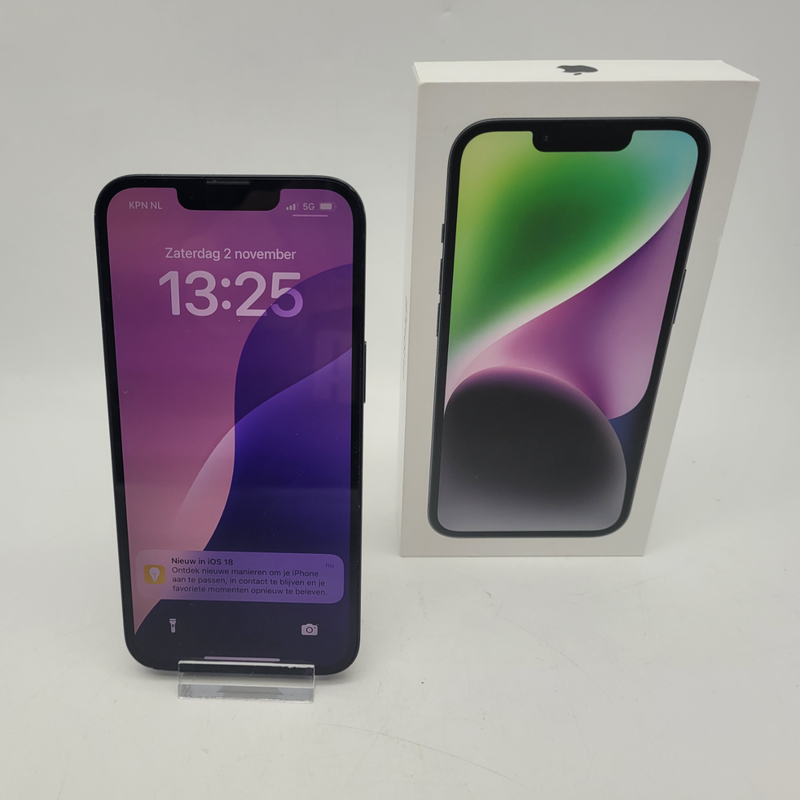 Apple iPhone 14 128GB Accu 86% Midnight - In Nette Staat