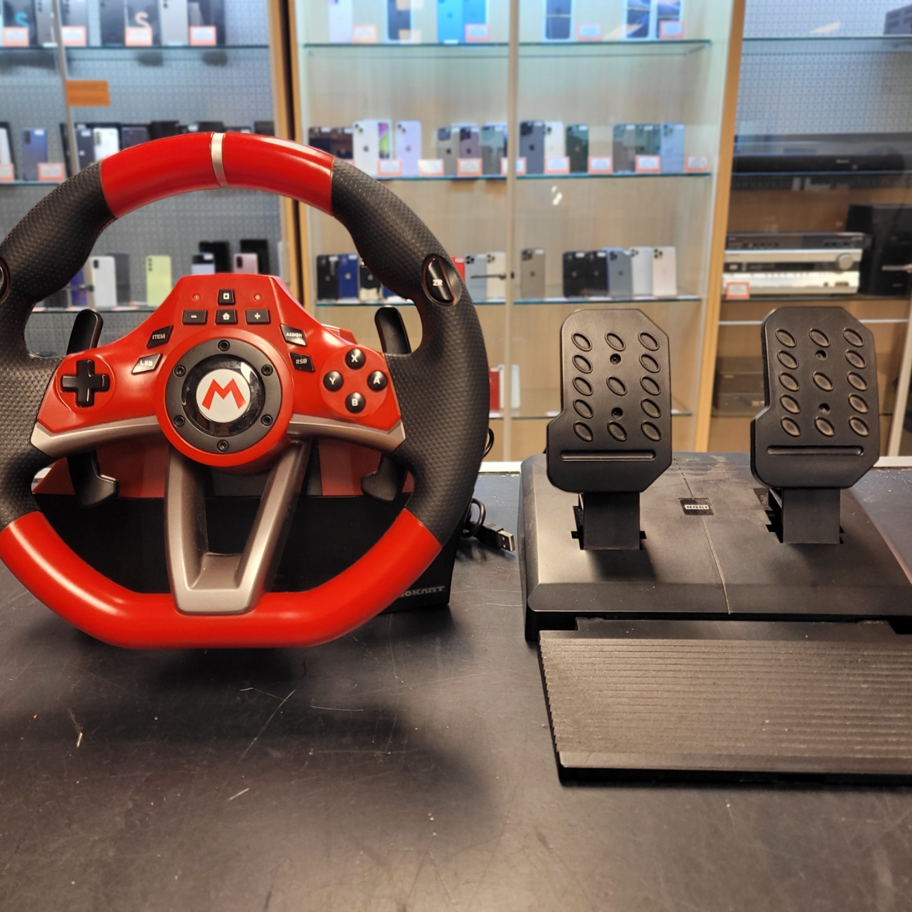 Hori Nintendo Swtich Mario Kart Racestuur - In Nette Staat