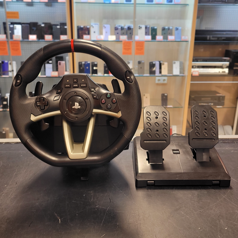 Hori Racing Wheel Apex Racestuur met Voetpedalen PC/PS3/PS4 - In Nette Staat