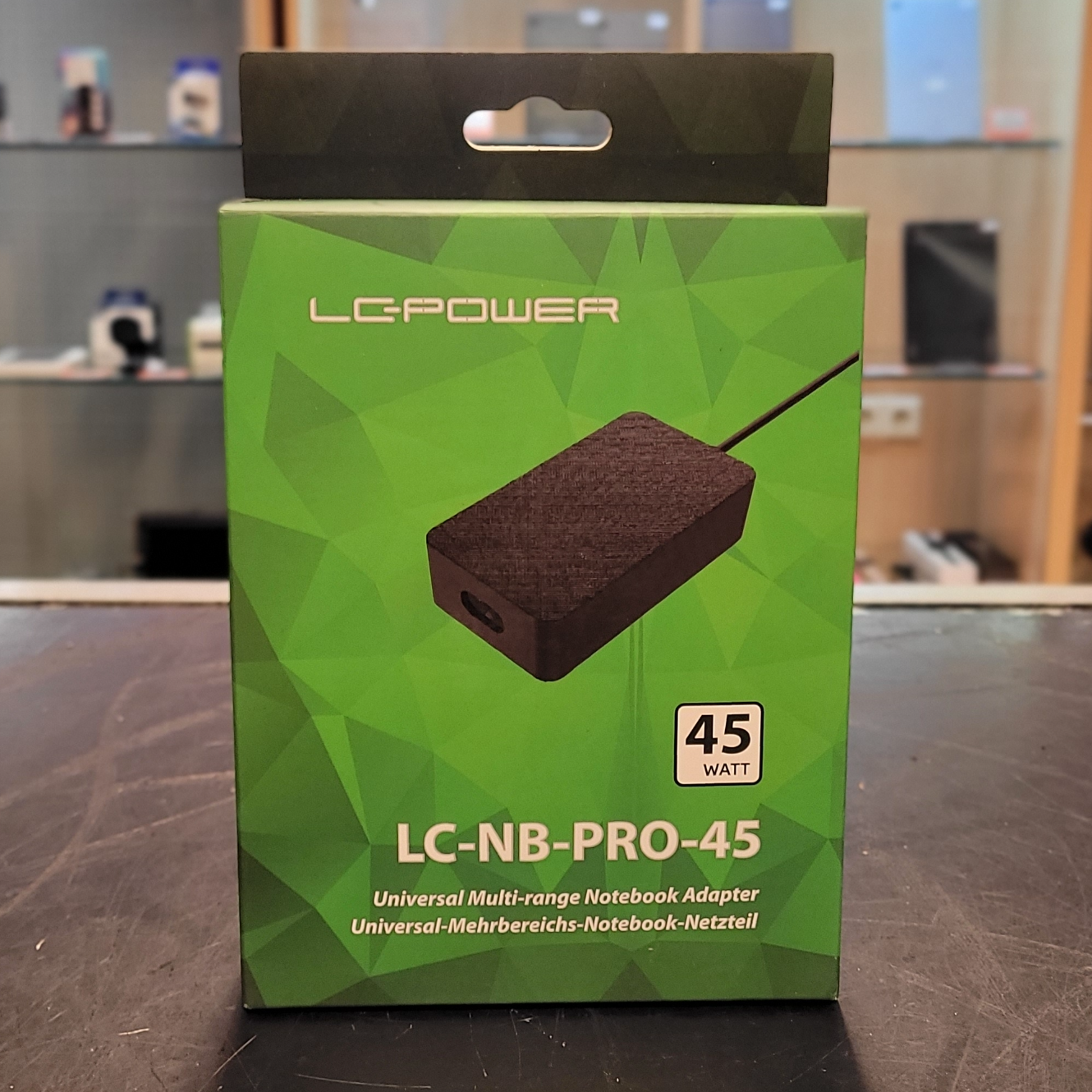 LC Power Universal Multi-range Notebook Adapter 45W LC-NB-PRO-45 - Nieuw in Doos