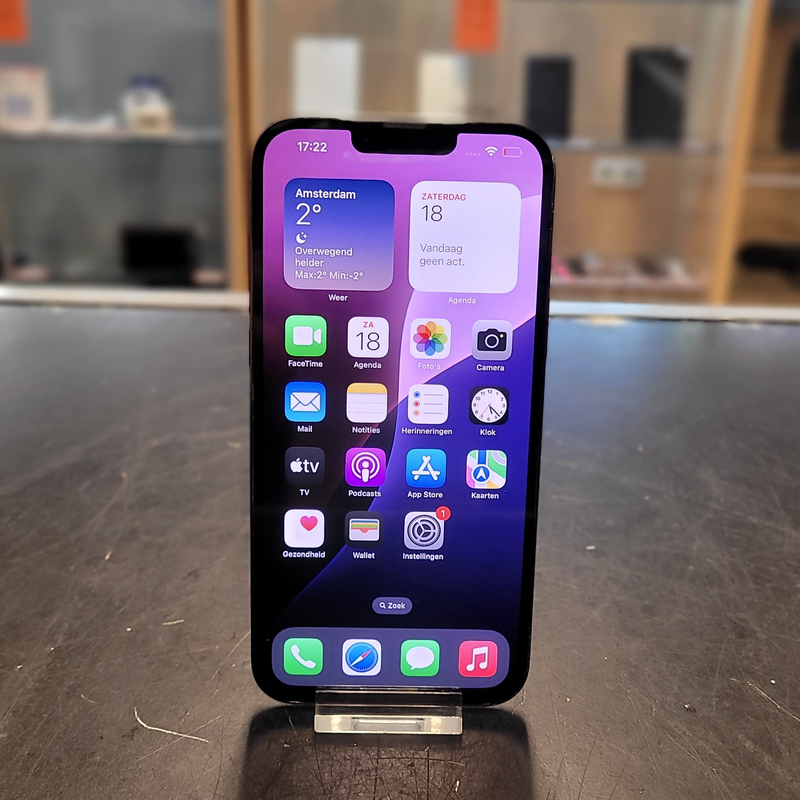 Apple iPhone 13 Pro Max 128GB Accu 77 iOS 18 - In Nette Staat