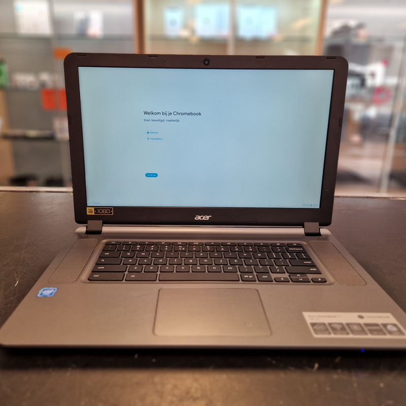 WEBSHOP DEAL! Acer Chromebook 15 Intel Celeron N3160 32GB 4GB ChromeOS - In Goede Staat