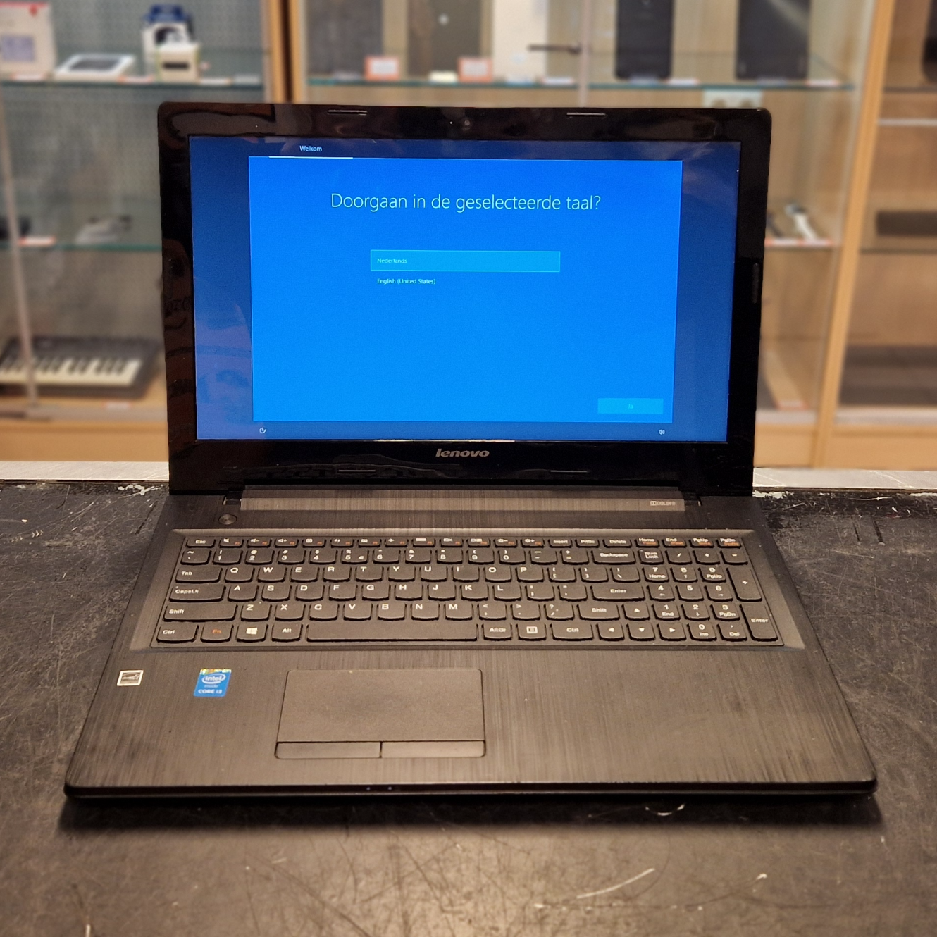 Lenovo G50-80 Intel Core i3-4005U 4GB 500GB Windows 10 - In Goede Staat