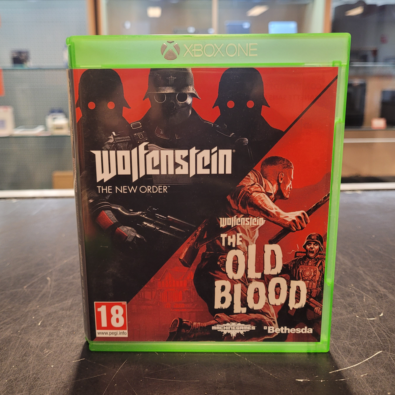 Wolfenstein The New Order + The Old Blood Xbox One Game - In Nette Staat