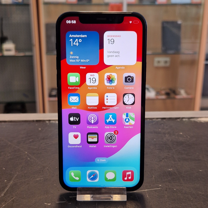 Apple iPhone 12 Pro 128GB Accu 83% Pacific Blue  - In Nette Staat