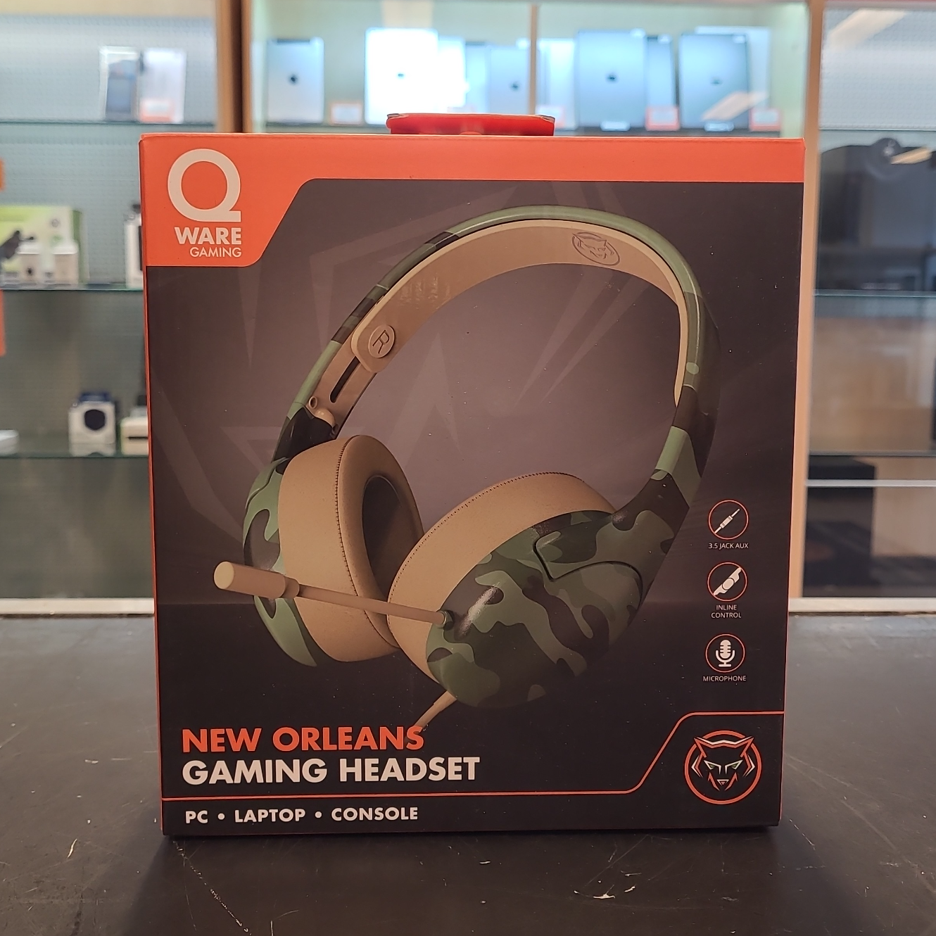 Qware Headset New Orleans Camo Green - Nieuw in Doos