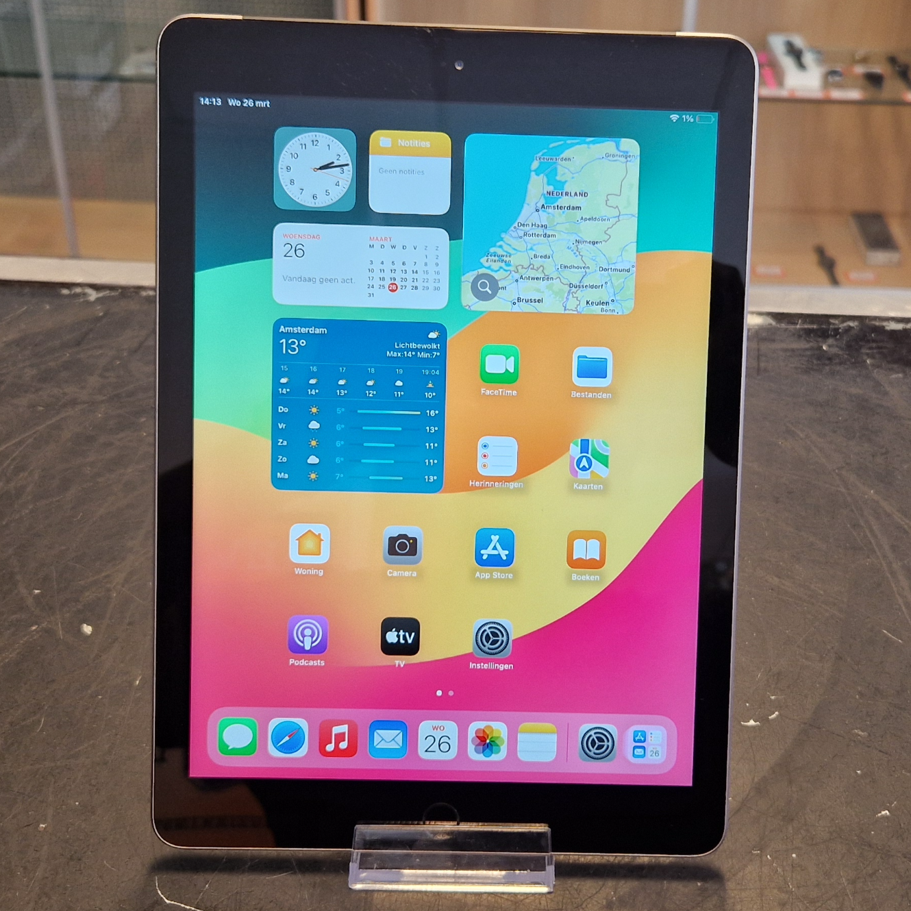 Apple iPad 2018 6e Generatie 32GB iOS 17 - In Nette Staat