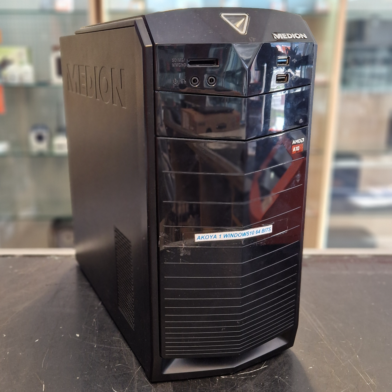 Medion MT22 Desktop PC AMD A10-7800 4GB 500GB Windows 10 - In Nette Staat