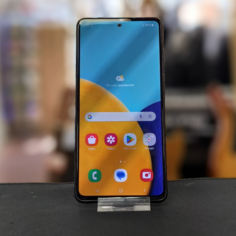 Samsung Galaxy A52 5G 128GB Android 14 | Zwart - In Nette Staat