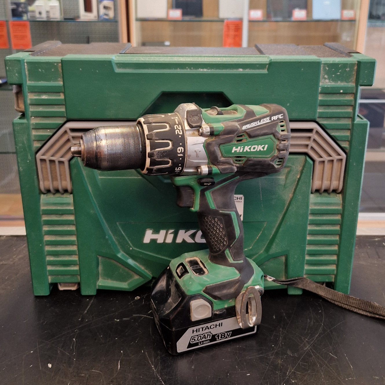Hikoki DV 18DBL2 Accu-klopboorschroefmachine - In Goede Staat