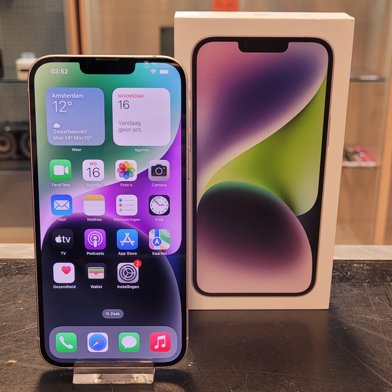 Apple iPhone 14 Plus 256GB Accu 85 iOS 18 | Pink - In Nette Staat