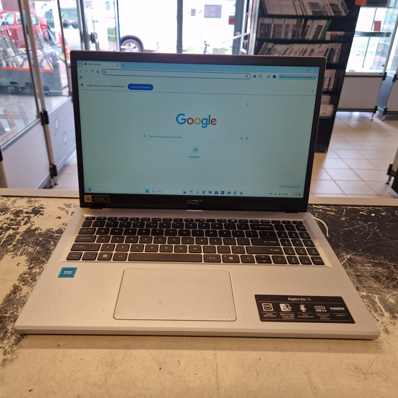 Acer Aspire Go 15 Intel N100 4GB 128GB SSD Windows 11 - In Nette Staat