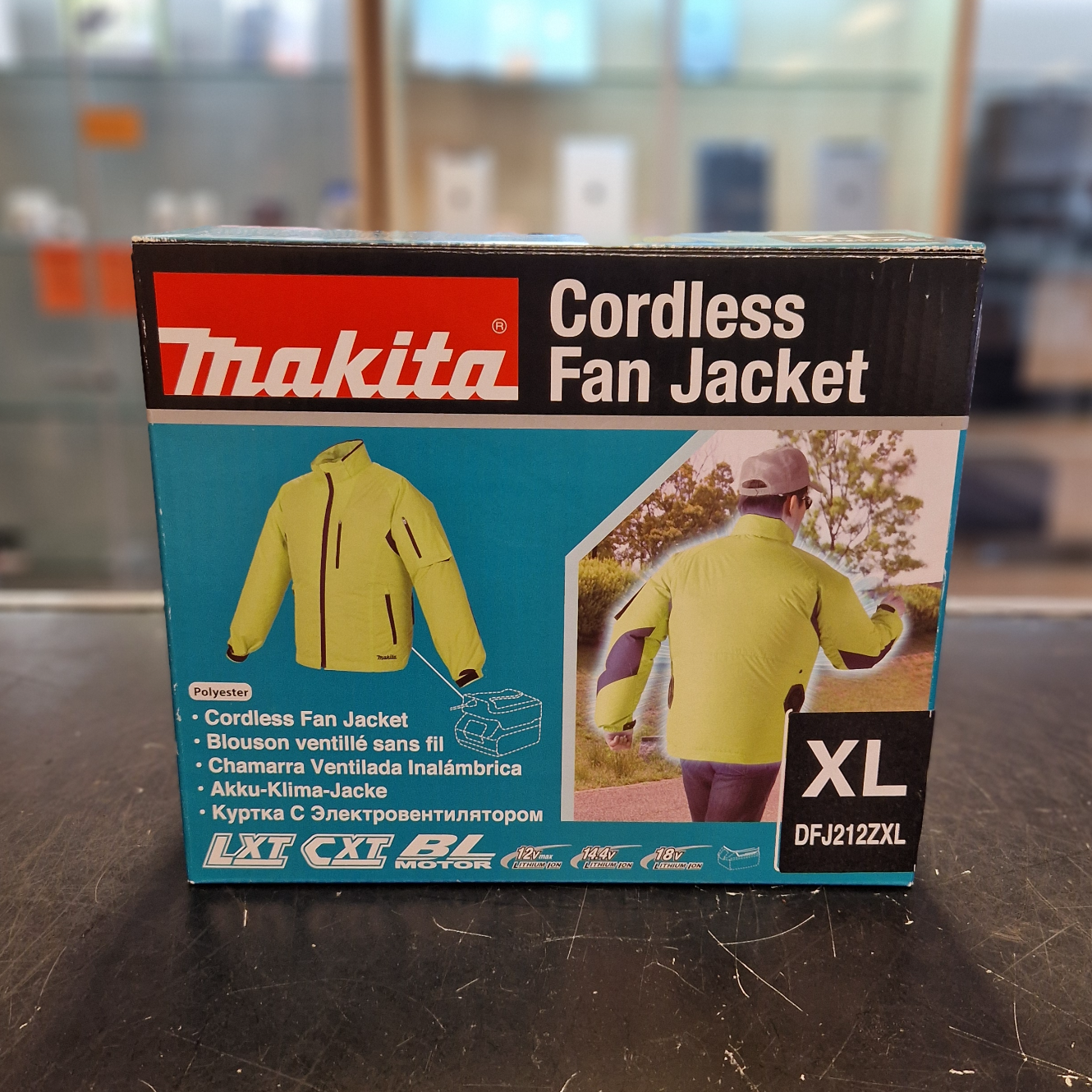 Makita Cordless Fan Jacket Air Ventilatie Jas | Green - In Nette Staat
