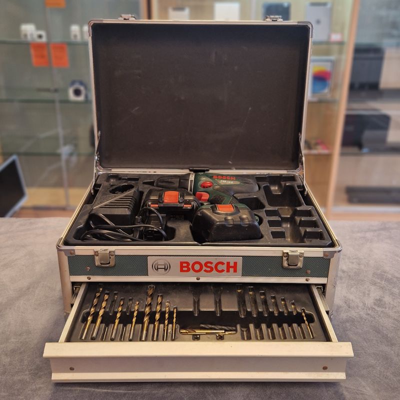 Bosch PSR 12-2 Boormachine Set + Extra Accu + Boortjes - In Nette Staat