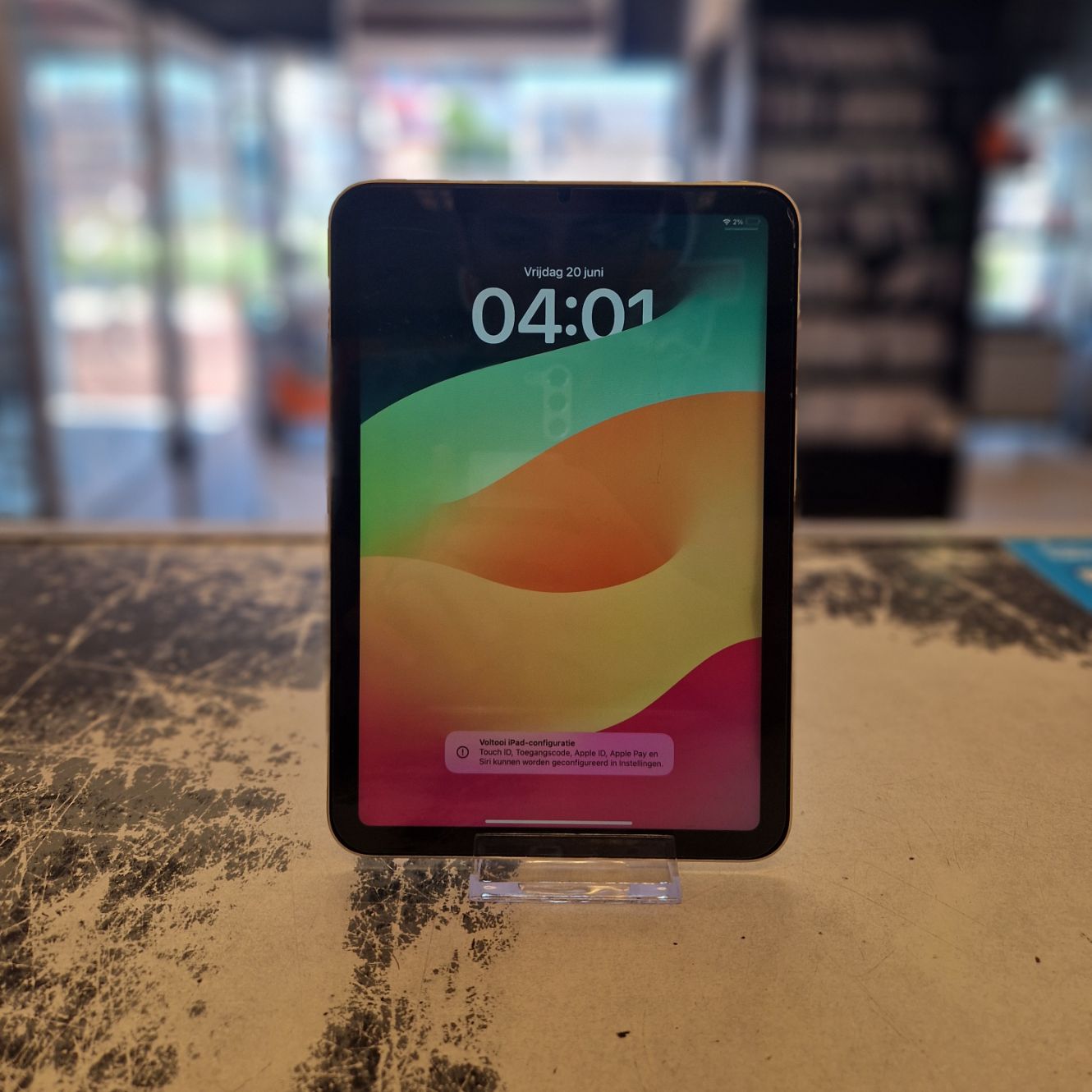 Apple iPad Mini 6e Generatie 64GB Wifi iOS 18 - In Nette Staat