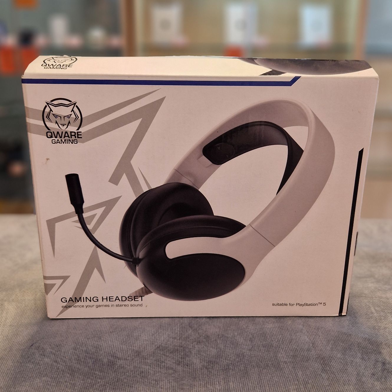 Qware Wired Gaming Headset voor PS5 - In Nette Staat