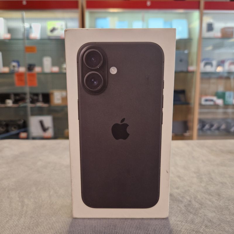Apple iPhone 16 128GB Accu 100 iOS 18 Zwart - Nieuw uit Doos