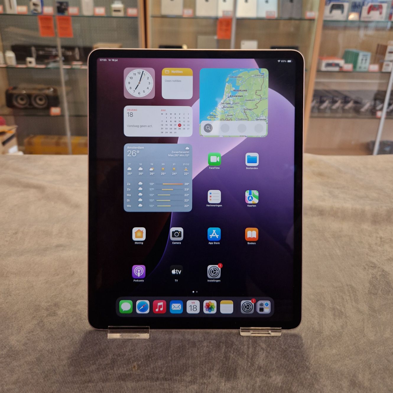 Apple iPad M3 13 Inch 128GB iOS 18 - In Nieuw Staat