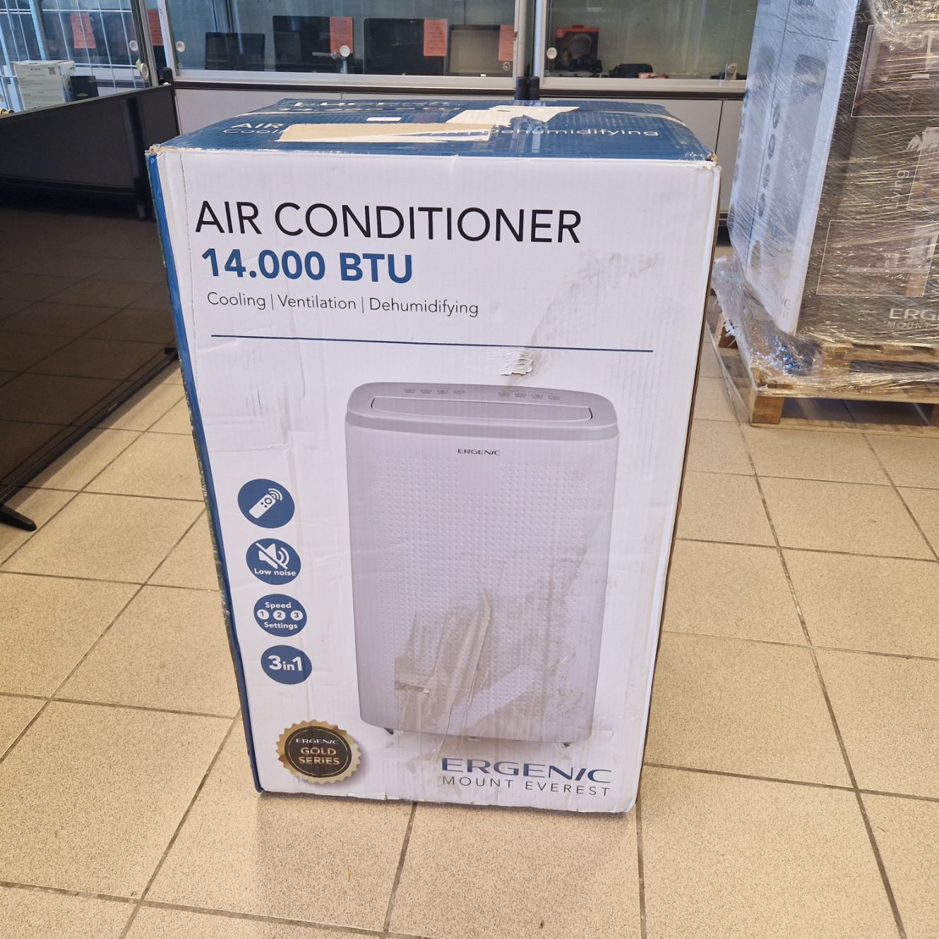 Ergenic 14.000BTU Silence Airconditioner - In Nette Staat