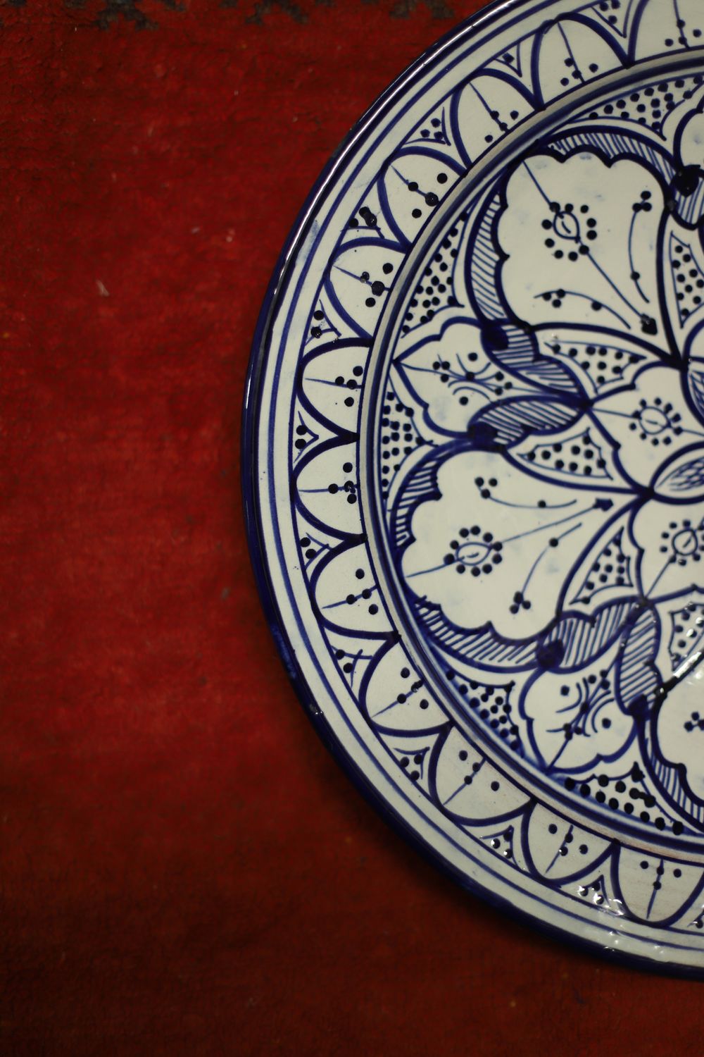 Serveerschaal Donkerblauw