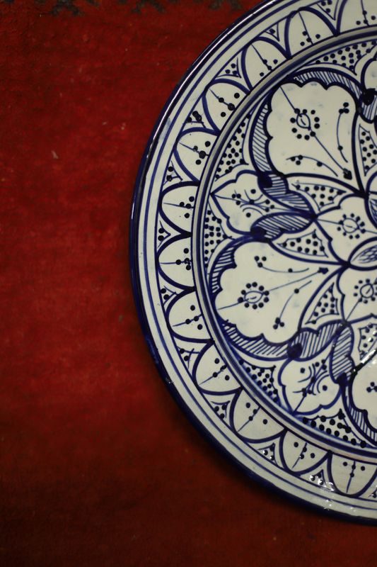 Serveerschaal Donkerblauw