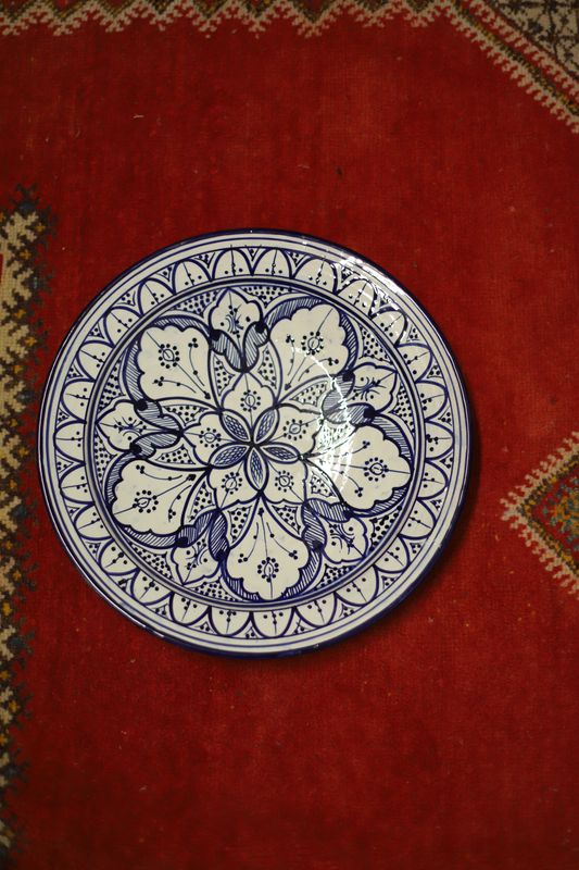 Serveerschaal Donkerblauw