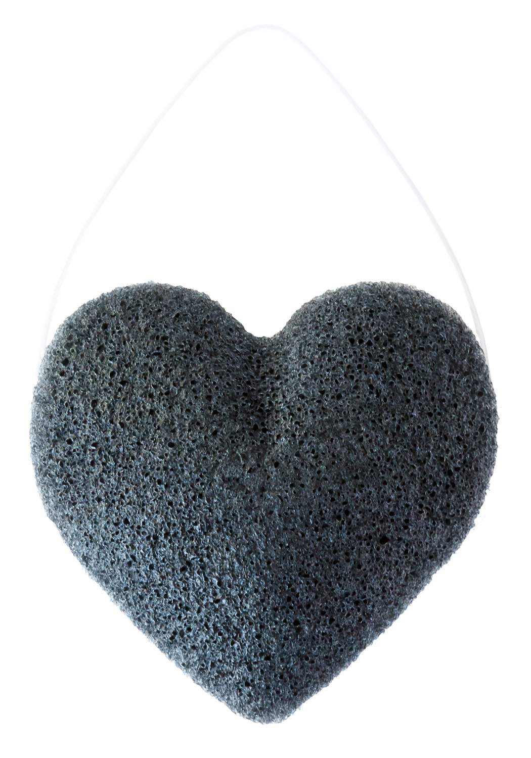 Natural Self boost of softness konjac sponge black