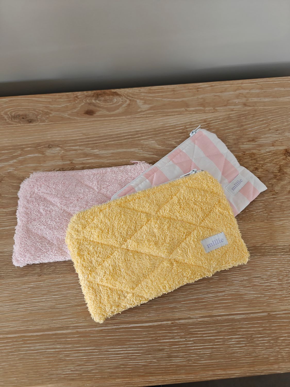 Millie.thebrand flat pouch toiletzak