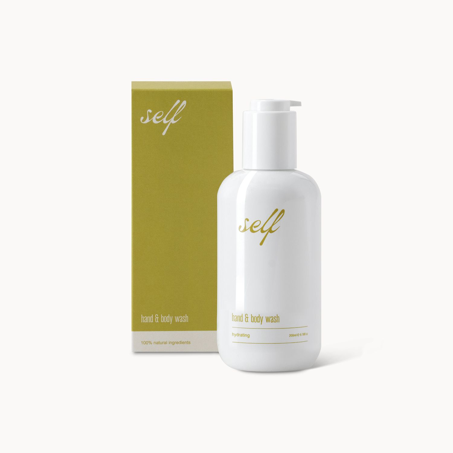 Self hydrating hand and body wash