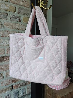 Millie tote bag badstof roze