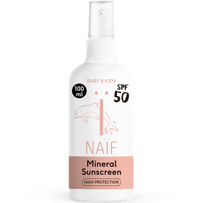 Naïf Minerale zonnebrandspray SPF50